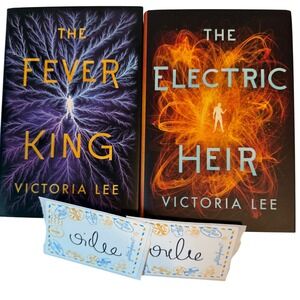 Feverwake Series Victoria Lee The Fever King The Electric Heir Signed LGBTQ NEW